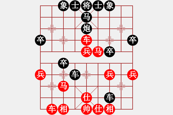 象棋棋譜圖片：測試旋風(8段)-勝-唐山棋壇馬(9段)順炮直車對橫車 紅過河車 - 步數(shù)：40 