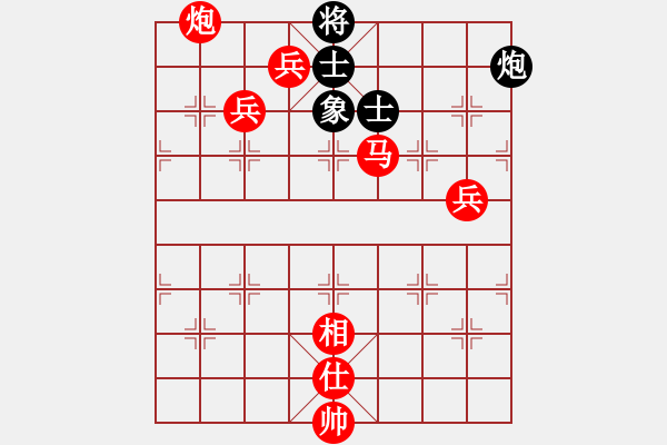 象棋棋譜圖片：棋局-2a44 31N3 - 步數(shù)：90 