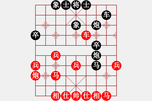 象棋棋谱图片：西北小侠(9星)-胜-高记(8星) - 步数：30 