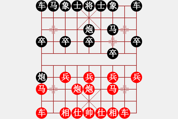 象棋棋譜圖片：小區(qū)對局1 - 步數(shù)：10 