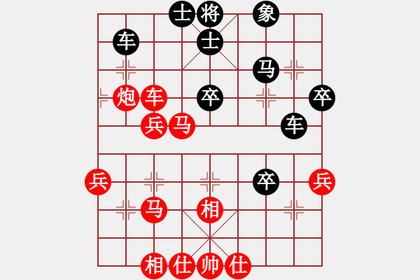 象棋棋譜圖片：去棋中論壇(月將)-勝-信手屠龍(5段) - 步數(shù)：40 