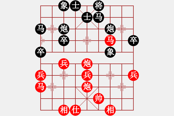 象棋棋譜圖片：17陜西首屆全運(yùn)會(huì)第2輪 蔡建朝 勝 楊戰(zhàn)勝 - 步數(shù)：40 