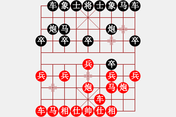 象棋棋譜圖片：屠龍雙刀 對 羽扇綸巾 - 步數(shù)：10 