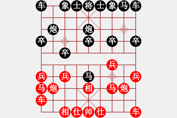 象棋棋譜圖片：王曉華         先負(fù) 韓大勇         - 步數(shù)：10 