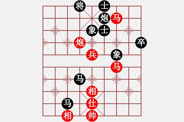 象棋棋譜圖片：略知一二(9星)-和-商業(yè)庫匯總(北斗) - 步數(shù)：100 