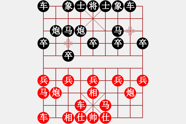 象棋棋譜圖片：20140901 2113 周司令[921247153] - 山 雞[-] - 步數(shù)：10 