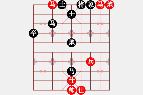 象棋棋譜圖片：霸道雙木(天罡)-負(fù)-乘風(fēng)牧云(風(fēng)魔) - 步數(shù)：100 