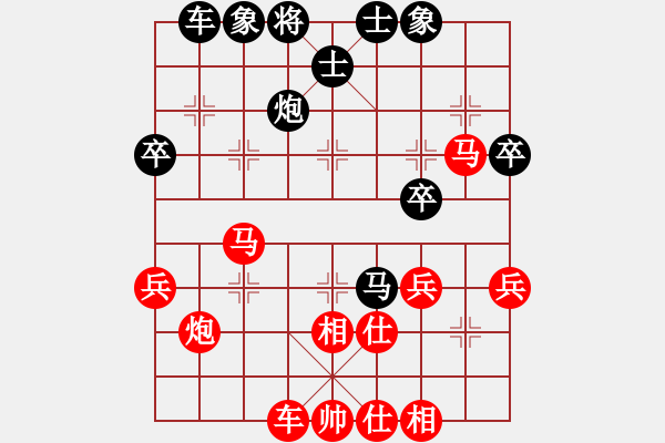 象棋棋譜圖片：鈍刀慢劍斬(7段)-勝-laozlx(3段) - 步數(shù)：39 