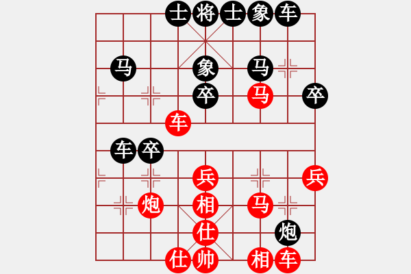 象棋棋譜圖片：豬八戒取經(jīng)(3段)-負(fù)-江南(2段) - 步數(shù)：40 