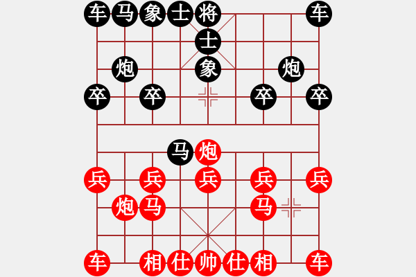 象棋棋譜圖片：werf0VS君匯桔中居士(2012-10-21) - 步數(shù)：10 