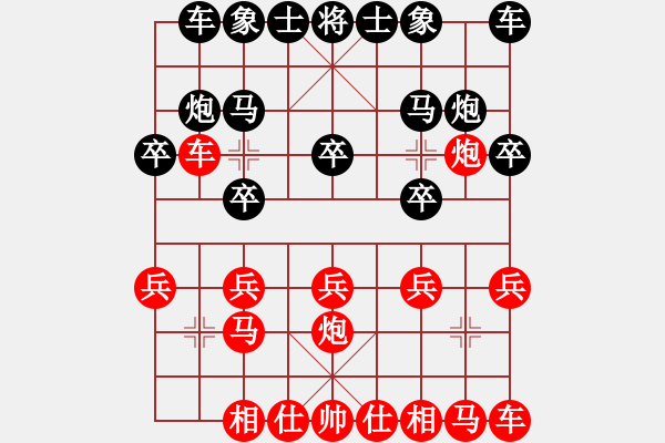 象棋棋譜圖片：2020.4.29.2好友五分鐘步時(shí)讀秒三十秒后勝張海林 - 步數(shù)：10 