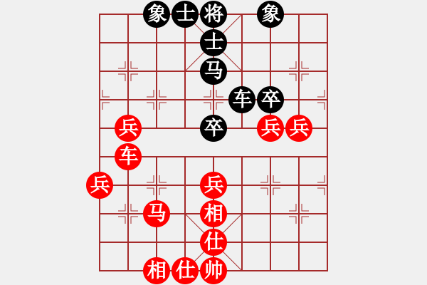 象棋棋譜圖片：五八炮進三兵對屏風馬右橫車（旋風14層先勝巫師大師級） - 步數(shù)：60 