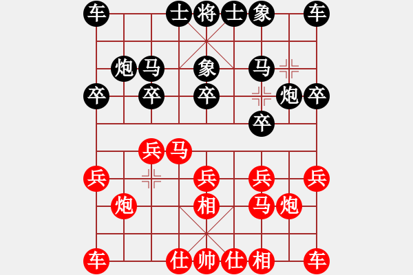 象棋棋譜圖片：嘴角揚揚[50129759] -VS- 吃穿住[2806763752] - 步數(shù)：10 