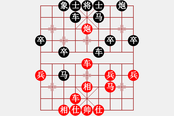 象棋棋譜圖片：后旗張(9級(jí))-負(fù)-sundwm(3段) - 步數(shù)：40 