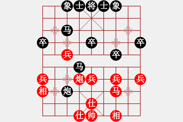 象棋棋譜圖片：心未死，夢已遠[1282951374] -VS- 夫子 - 步數(shù)：40 