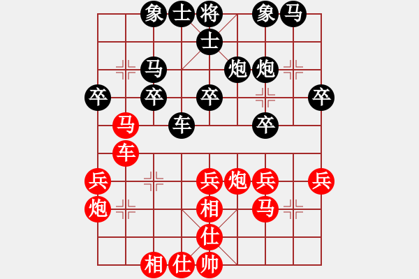 象棋棋譜圖片：湖北 李望祥 勝 農(nóng)協(xié) 柯善林 - 步數(shù)：30 