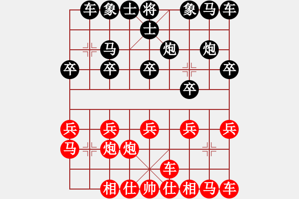 象棋棋譜圖片：金庸一品堂棋社 女帝博雅漢庫(kù)克 先勝 金庸武俠卜算子 - 步數(shù)：10 