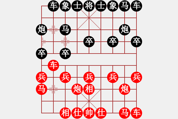 象棋棋譜圖片：成功[紅] -VS- 負分太后 魚[黑]（1） - 步數(shù)：10 