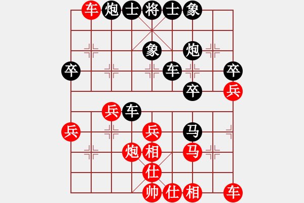 象棋棋譜圖片：遼北棋手(1段)-負(fù)-小馬哥的哥(1段) - 步數(shù)：40 