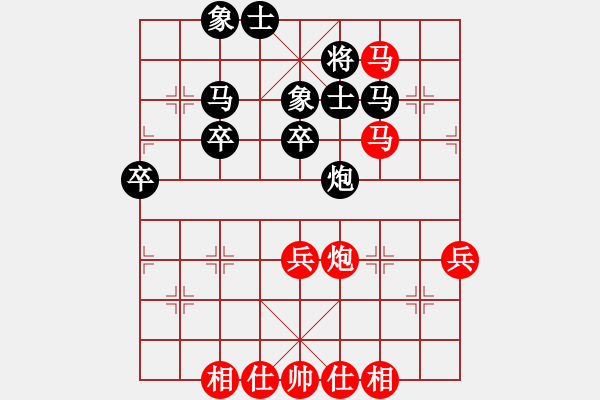 象棋棋譜圖片：《網(wǎng)友手談，握手言和！》葫蘆島張偉【先和】寧波戚文卿(2015-7-8大師網(wǎng)大師棋室) - 步數(shù)：60 