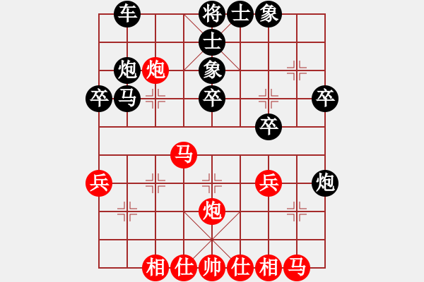 象棋棋譜圖片：y[776892957] -VS- 百思不得棋解[575644877] - 步數(shù)：28 