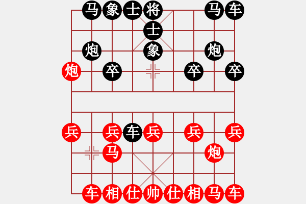 象棋棋譜圖片：市象棋冠軍連棄2子先勝-VS- 黃鶴樓酒樓[1139822760] - 步數(shù)：10 