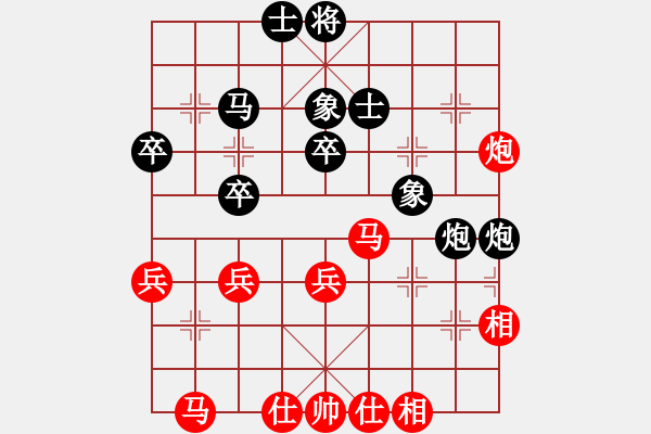 象棋棋譜圖片：胖尼小乖熊(9段)-和-武當(dāng)?shù)谝粍?6段) - 步數(shù)：40 