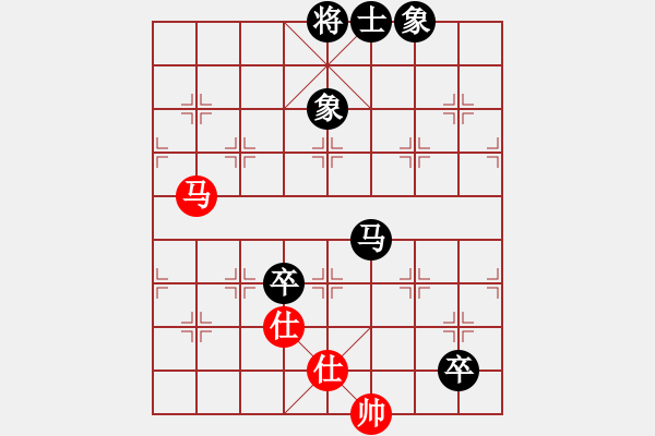 象棋棋譜圖片：祥和安寧123紅負(fù)葬心【仕角炮局】 - 步數(shù)：170 