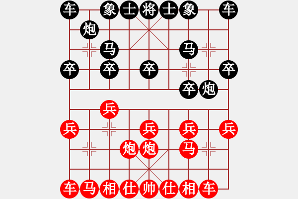 象棋棋譜圖片：11-06-12 shanzai[960]-Resign-zhaojx[833] - 步數(shù)：10 