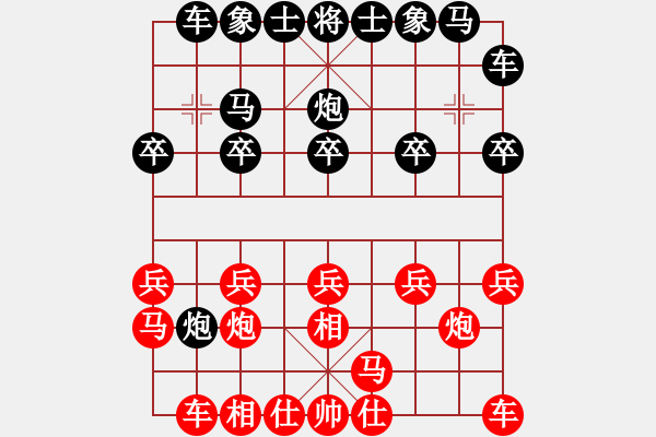 象棋棋譜圖片：江蘇 李沁 勝 河北 王子涵 - 步數(shù)：10 