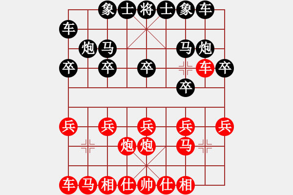 象棋棋譜圖片：香港 黃志強(qiáng) 負(fù) 中華臺北 陳國興 - 步數(shù)：10 