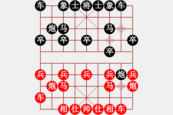 象棋棋譜圖片：王玉才     先勝 李家華     - 步數(shù)：10 