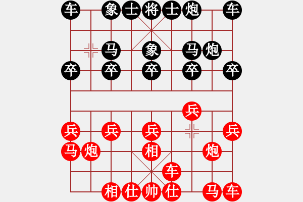 象棋棋譜圖片：煙臺(tái) 門志灝 勝 青島 于江忠 E05 仙人指路對(duì)金鉤炮 布局125 - 步數(shù)：10 