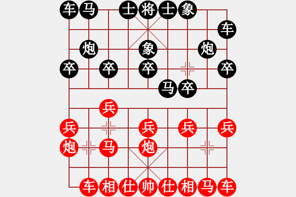 象棋棋譜圖片：2013年1月27日大興區(qū)月賽第四輪 葉中 先負 張一男 - 步數(shù)：10 