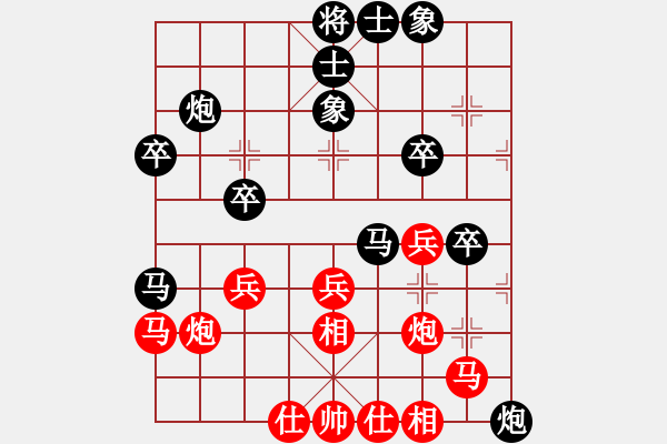 象棋棋譜圖片：2019.1.1.10十分鐘場(chǎng)后勝過(guò)客 - 步數(shù)：40 