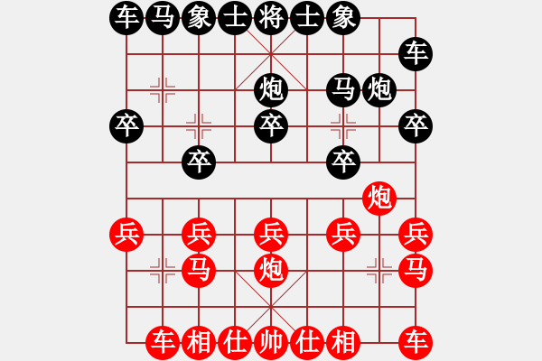 象棋棋譜圖片：熊貓燒香(1段)-負(fù)-瀟瀟雨歌(3段) - 步數(shù)：10 