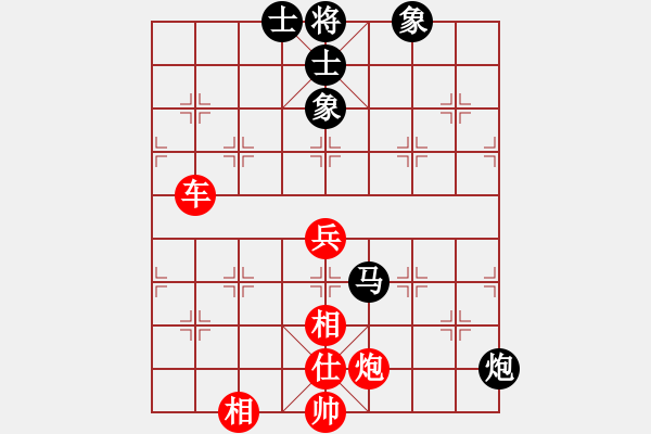 象棋棋譜圖片：隨手丟車 苦戰(zhàn)成和：世界先烈[1067895495] - 心若止水[542618165]. - 步數(shù)：80 