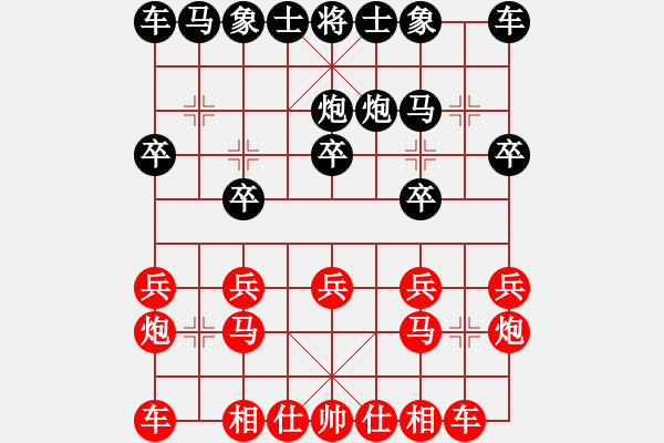 象棋棋譜圖片：盔虹天罡庫(5r)-負(fù)-鐮刀幫沉魚(5r) - 步數(shù)：10 