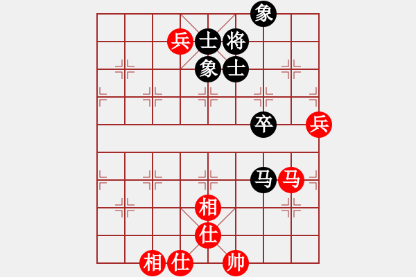 象棋棋譜圖片：草叼殼煙瑪(北斗)-勝-星月棋俠(無極) - 步數(shù)：110 