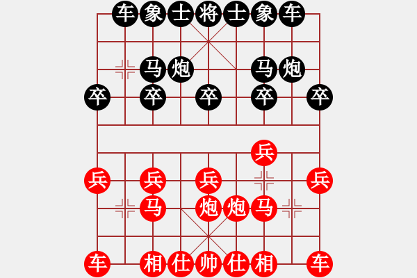 象棋棋譜圖片：我的網(wǎng)上實(shí)戰(zhàn)2007年8月15日揚(yáng)長避短雙馬妙殺我比較滿意的一局 - 步數(shù)：10 