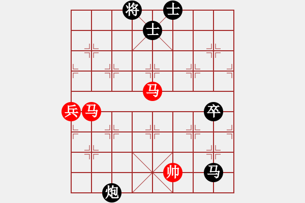 象棋棋谱图片：我的网上实战2007年8月15日扬长避短双马妙杀我比较满意的一局 - 步数：90 