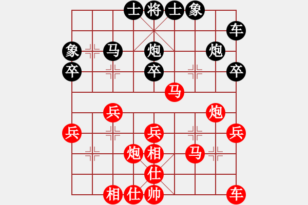 象棋棋譜圖片：當(dāng)涂段向群 先勝 馬鞍山王彪 - 步數(shù)：33 