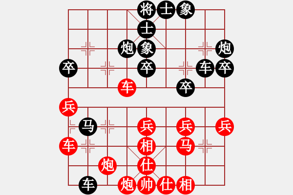 象棋棋谱图片：5 5快棋赛红方张金龙先和黑方刘天鹏 - 步数：40 