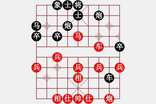 象棋棋譜圖片：獨(dú)火星孔亮(人王)-負(fù)-天山飛鷹(日帥)注－ - 步數(shù)：40 