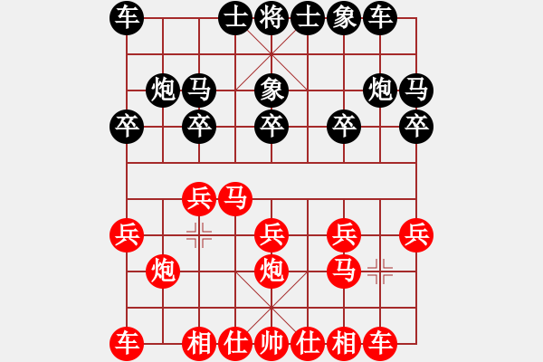 象棋棋譜圖片：讓二先對(duì)阿國 - 步數(shù)：10 