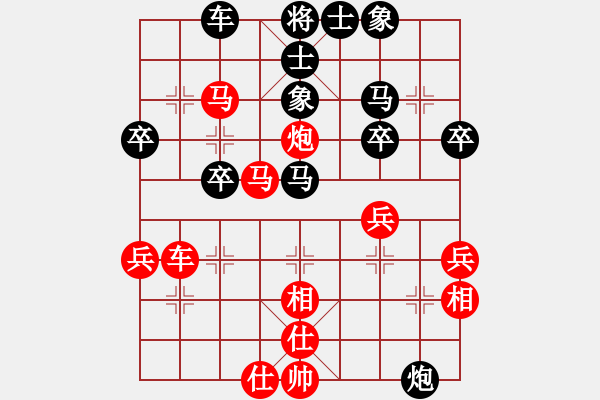 象棋棋譜圖片：閃電殺手喔(風魔)-勝-一丈青(9星) - 步數(shù)：40 