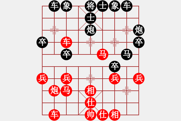 象棋棋譜圖片：比較 - 步數(shù)：0 