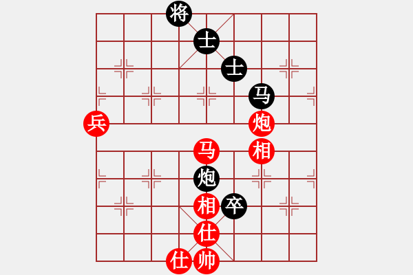 象棋棋譜圖片：修理臭棋(9段)-勝-雪漫金山(5r) - 步數(shù)：110 