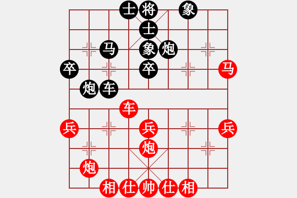 象棋棋譜圖片：追求棋道(5r)-負(fù)-網(wǎng)絡(luò)人機(jī)王(無(wú)上) - 步數(shù)：40 