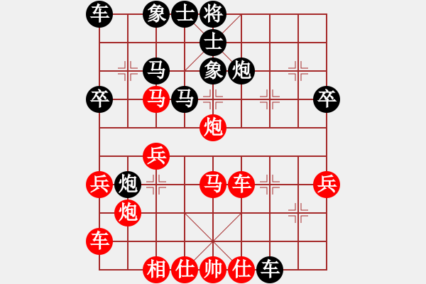 象棋棋譜圖片：《瘋狂的反宮馬.之二》yamahayamaha【先負(fù)】寧波戚文卿(2015-1-14弈于大師網(wǎng)高級(jí)棋 - 步數(shù)：30 